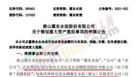 大事！冀東收購金隅水泥資產(chǎn)！