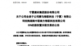 寧夏建材收購南方水泥下屬企業(yè)55%股權(quán)！