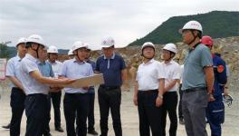 廣州市長前往旺蒼水泥開展石灰?guī)r調(diào)研！