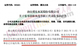 冀東水泥人事變動！