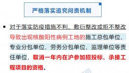 ?住建委：工地出現(xiàn)5人及以上核酸陽(yáng)性的，取消投標(biāo)資格！