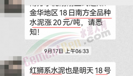 23個省水泥價格下跌！修復(fù)上漲來了！