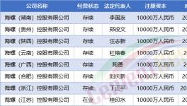 大動作！中建材、海螺、紅獅成立35家新公司！